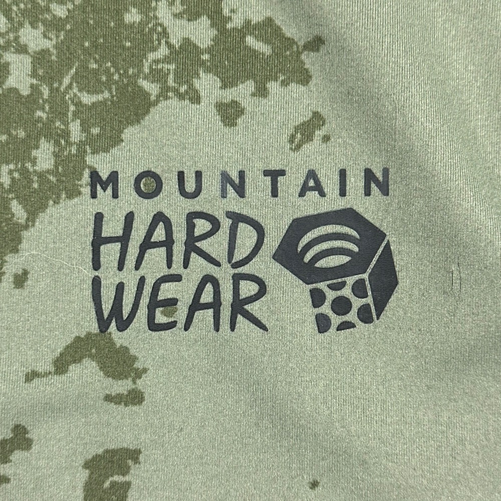 Mountain Hardwear Wicked Tech Shirt Mens XL Green Camo Long Sleeve Performance - Picture 4 of 9